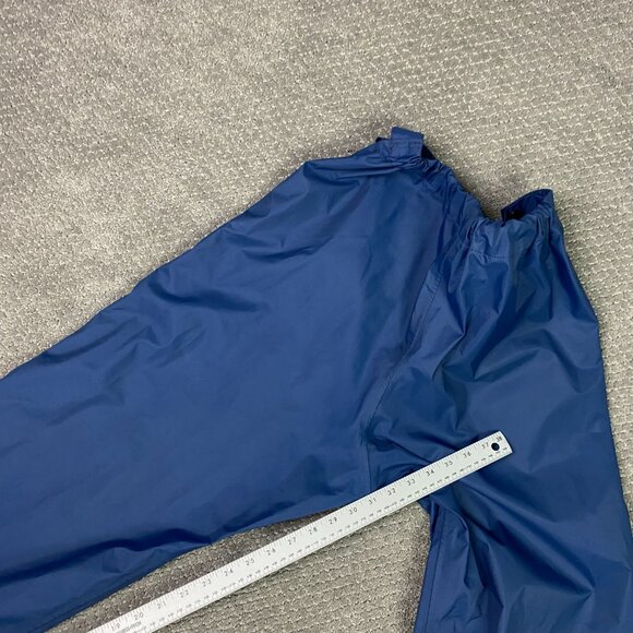 Vintage REI Gore-Tex Pants Men's Medium Tall Blue Waterproof Windbreaker Hiking - Picture 15 of 16
